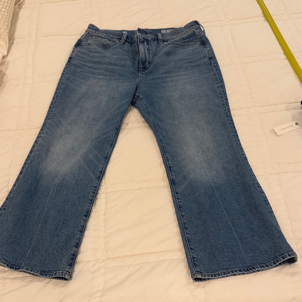 J Crew Charlie Kick out 
Rinse: Storm 
High rise.